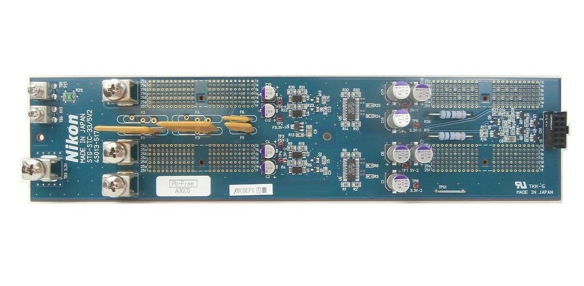 Used Nikon 4S013-517 Backplane Interface Board PCB STG-STC-33-5V2 NSR Working Surplus
