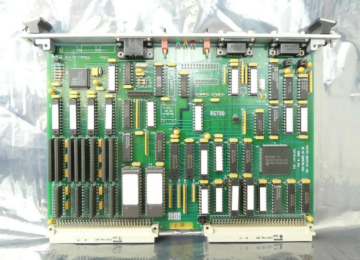 Used RGI Raster Graphics 51291 Processor PCB Card RG-700 6000700-09A Bio-Rad Q7 Spare