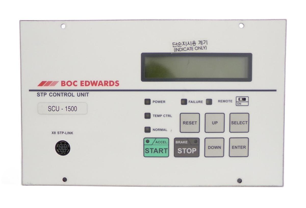 Used STP SCU-1500 Edwards PT59Z1Z00 Turbomolecular Pump Controller Turbo Working