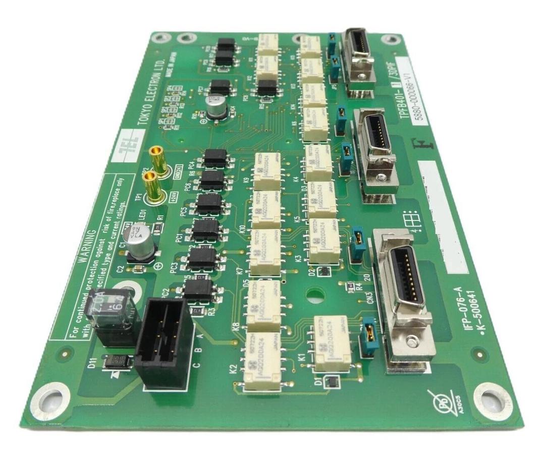 TEL Tokyo Electron 5880-000066-V1 Relay PCB TPFB401-1/3DPIF New Surplus