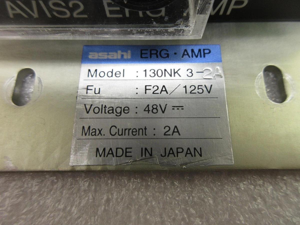 Used Asahi 130NK 3-2A AVIS2 ERG Amplifier Nikon 4S587-011-1 NSR System Working