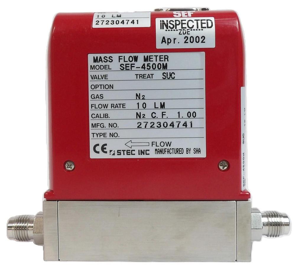 Refurbished STEC SEC-4500M Mass Flow Controller MFC 10 LM N2 Lot of 2 OEM Refurbished