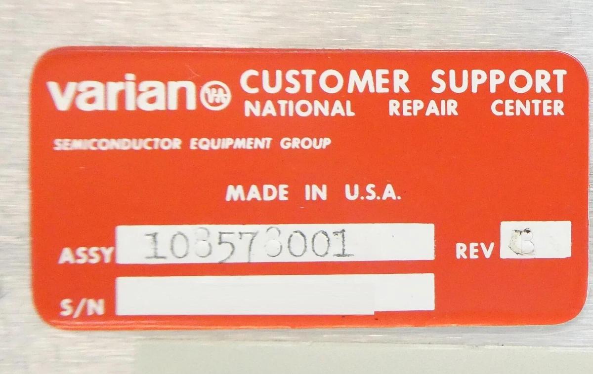 Used Varian Semiconductor Equipment 108578001 Dose Processor Working Surplus