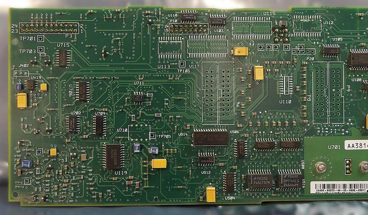 Used HP Hewlett-Packard E4400-60070 A3814 Fuzzy Logic Board PCB Card E4432B Working
