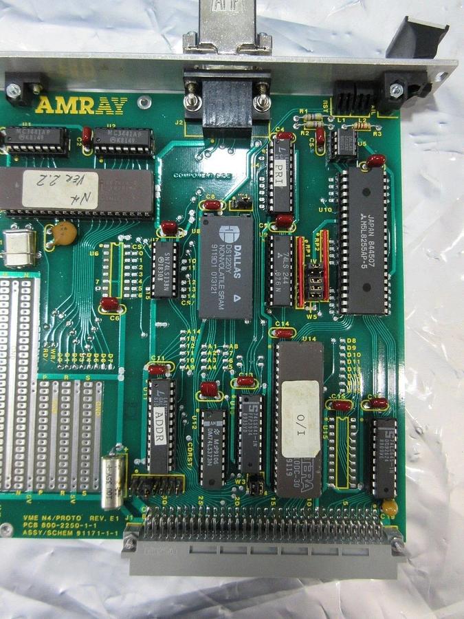 Used Amray 91171-1-1 VME N4/Proto PCB 800-2250-1-1 Rev. E1 Used Working
