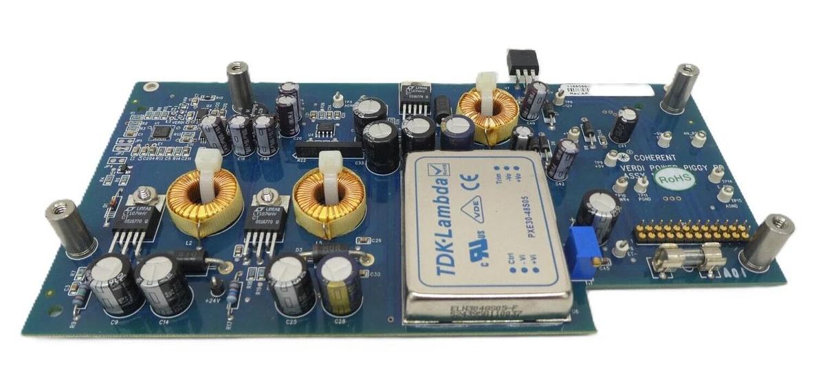 Used Coherent 1168056 VERDI Power Piggy Board PCB Working Surplus