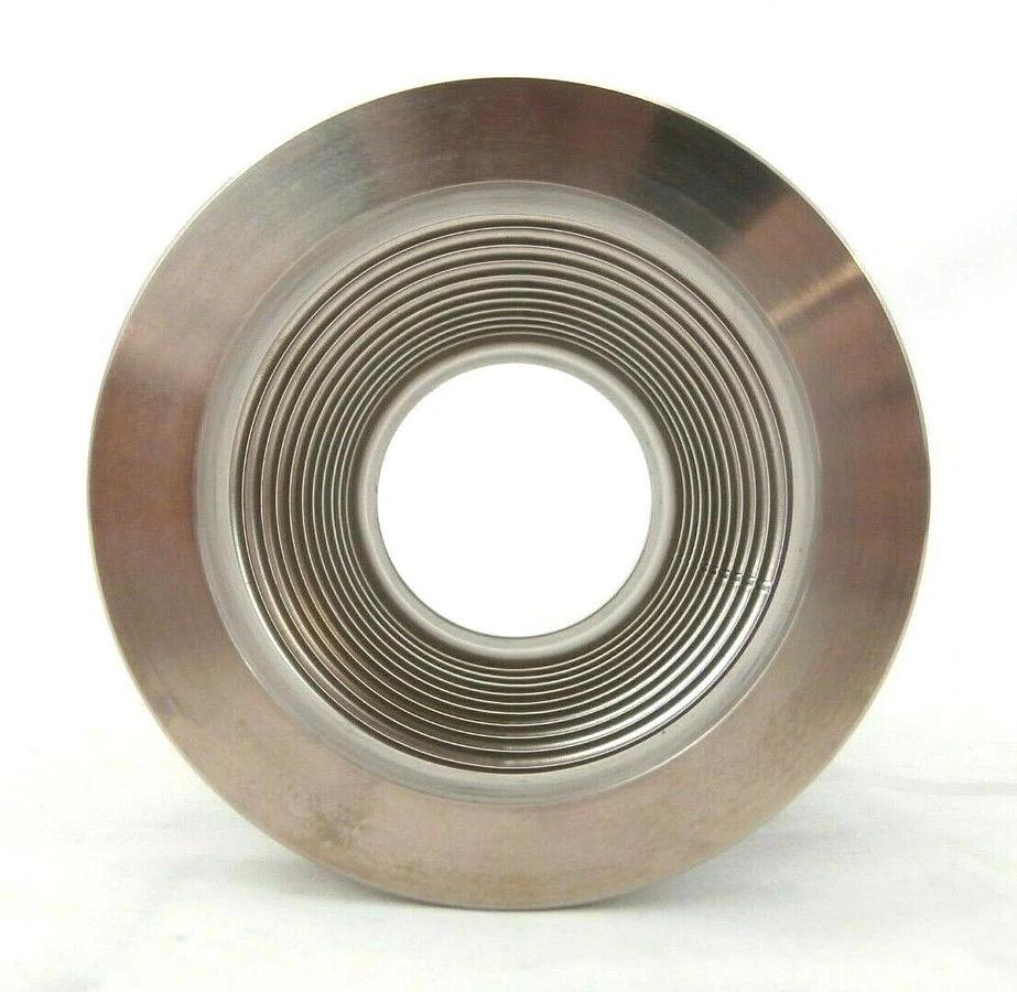 Used MKS Instruments 100763506G ISO-63 ISO-MF Flange Bellows Lam Continuum Working