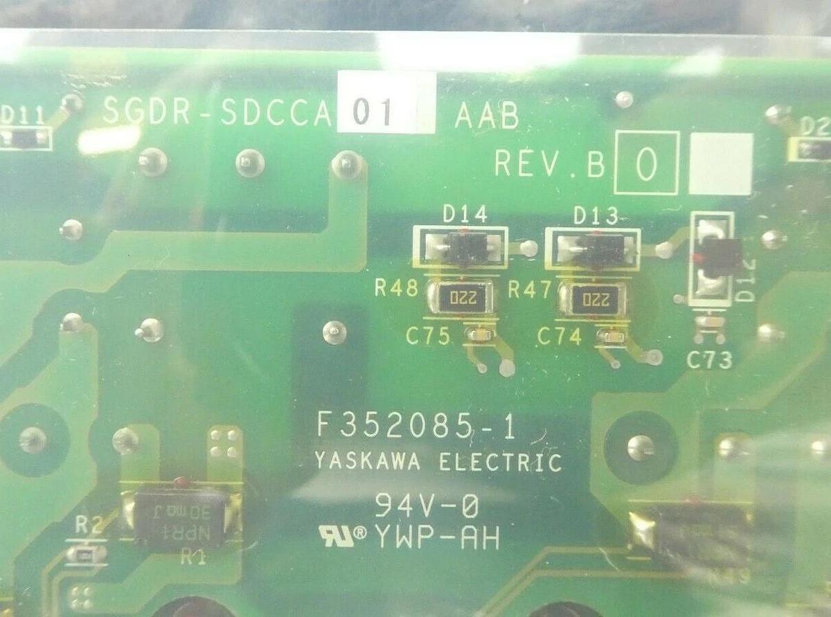 Used Yaskawa Electric SGDR-SDCCA01 Robot Connector PCB Card F352085-1 NXC100 Working