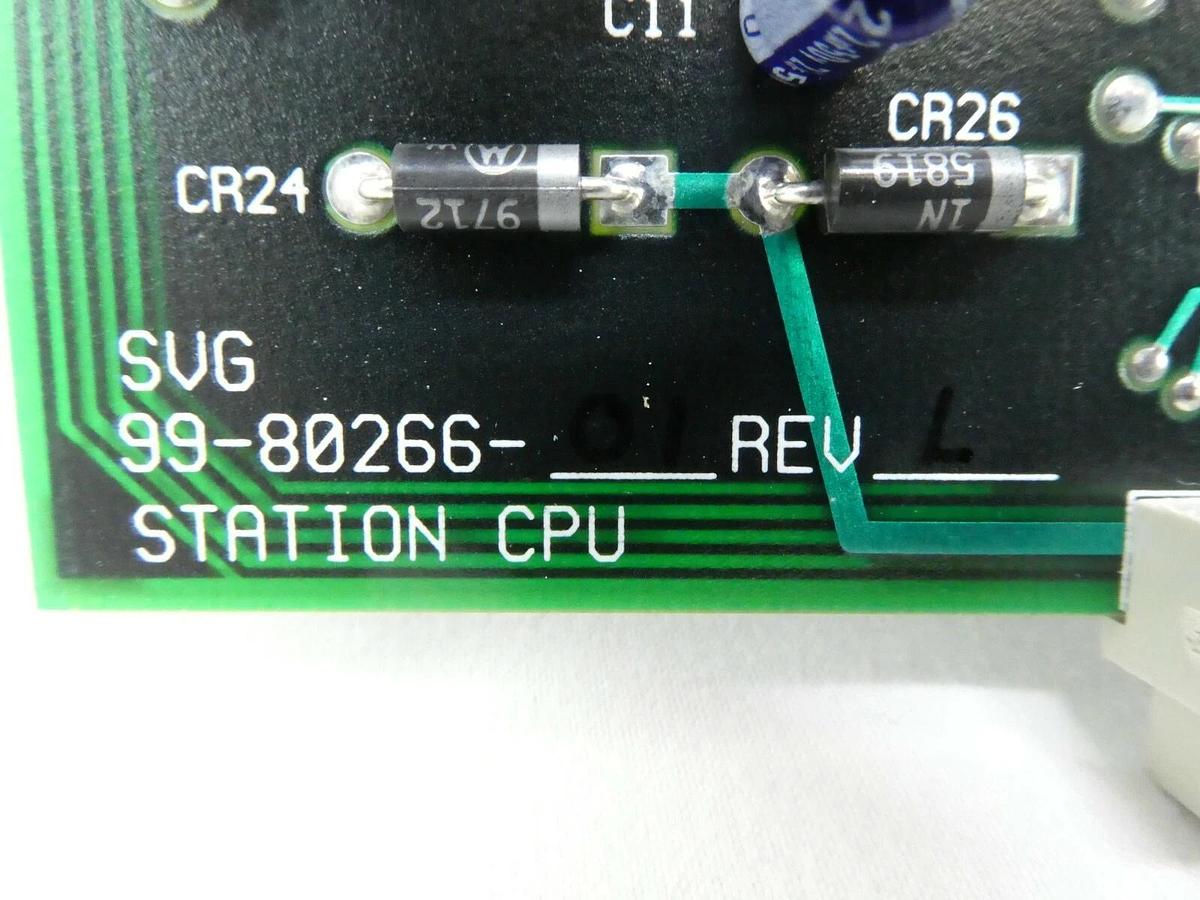 Used SVG Silcion Valley Group 99-80266-01 Coater Station CPU PCB Card Rev. L Working