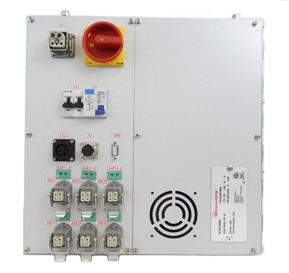 Used Edwards NRF033000 Gas Abatement System Heater Controller ATLAS MK3B Working