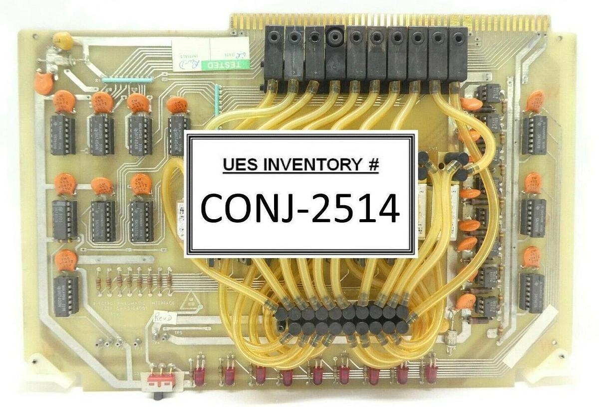Used Varian Semiconductor VSEA D-F3164001 Electro Pneumatic Interface PCB Card Rev. D