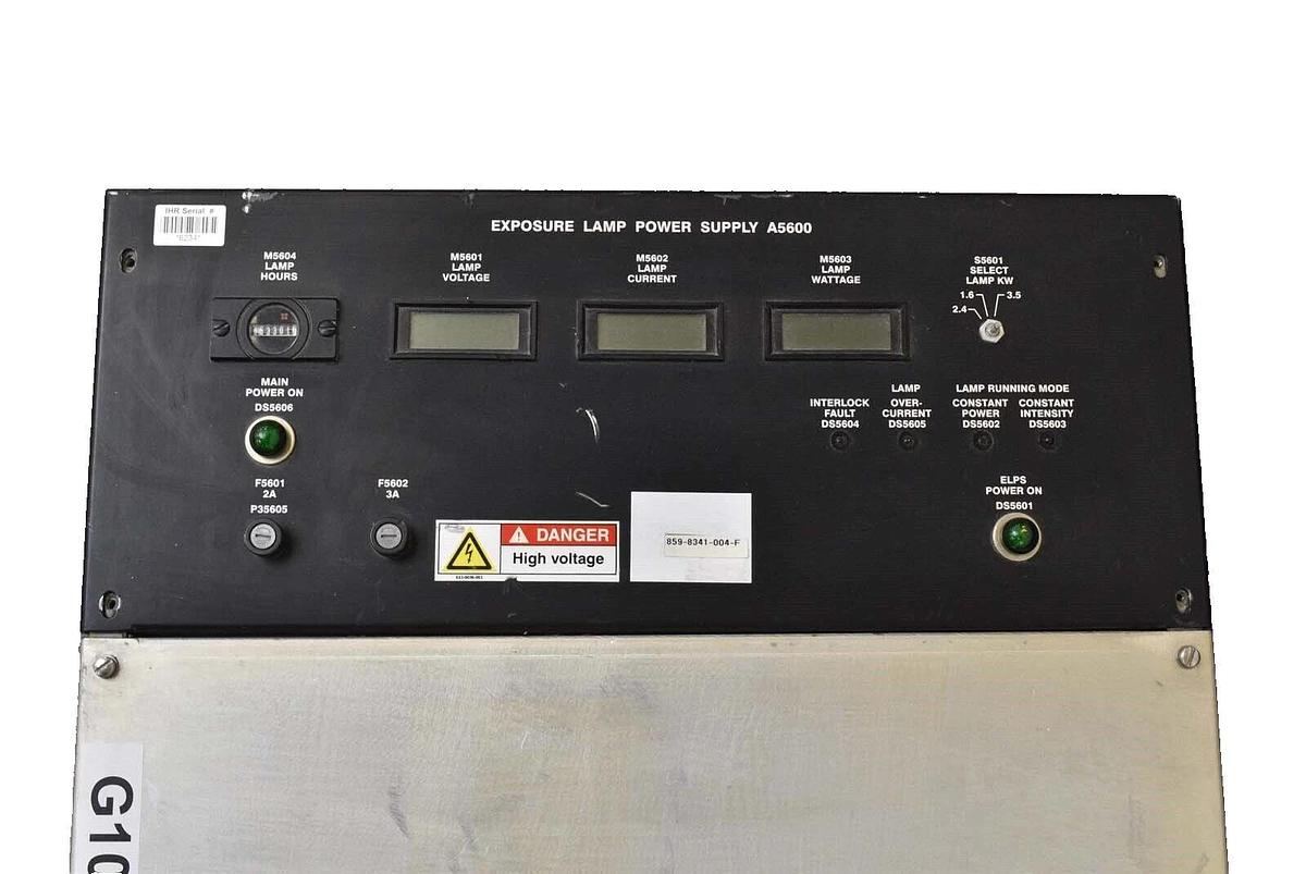 Used SVG Silicon Valley Group 859-8341-004 Exposure Lamp Power Supply A5600 Spare