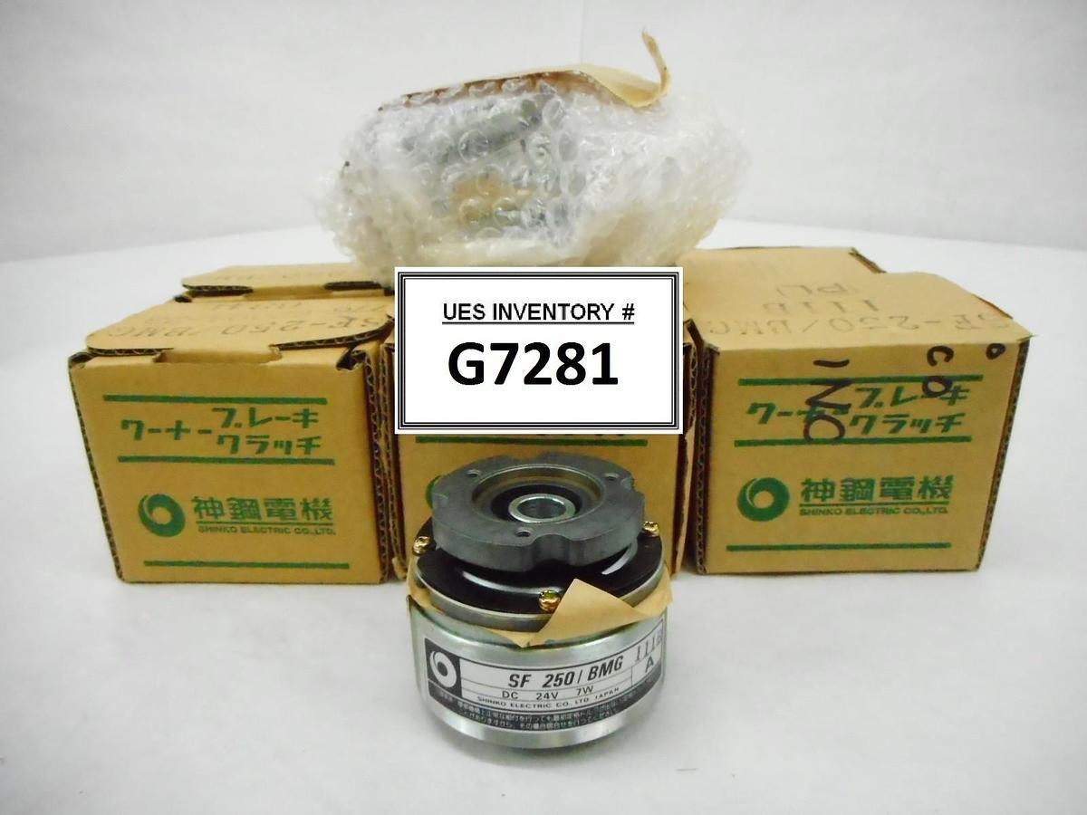 Shinko Electric SF250/BMG SF400/BMG Electromagnetic Clutch Reseller Lot of 7 New