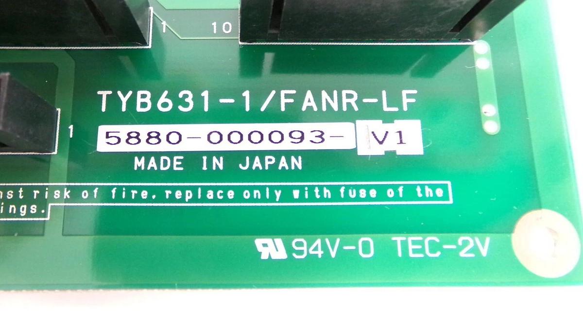 Used TEL Tokyo Electron 5880-000093-V1 Process PCB TYB631-1/FANR-LF Working Surplus