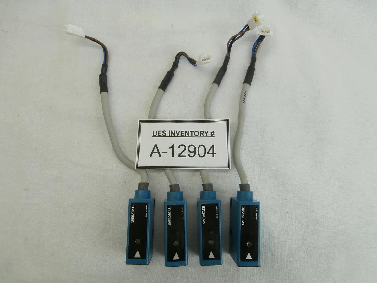 Used Yamatake FE7C-TWC6R Photoelectric Sensor Reseller Lot of 4 Used Working