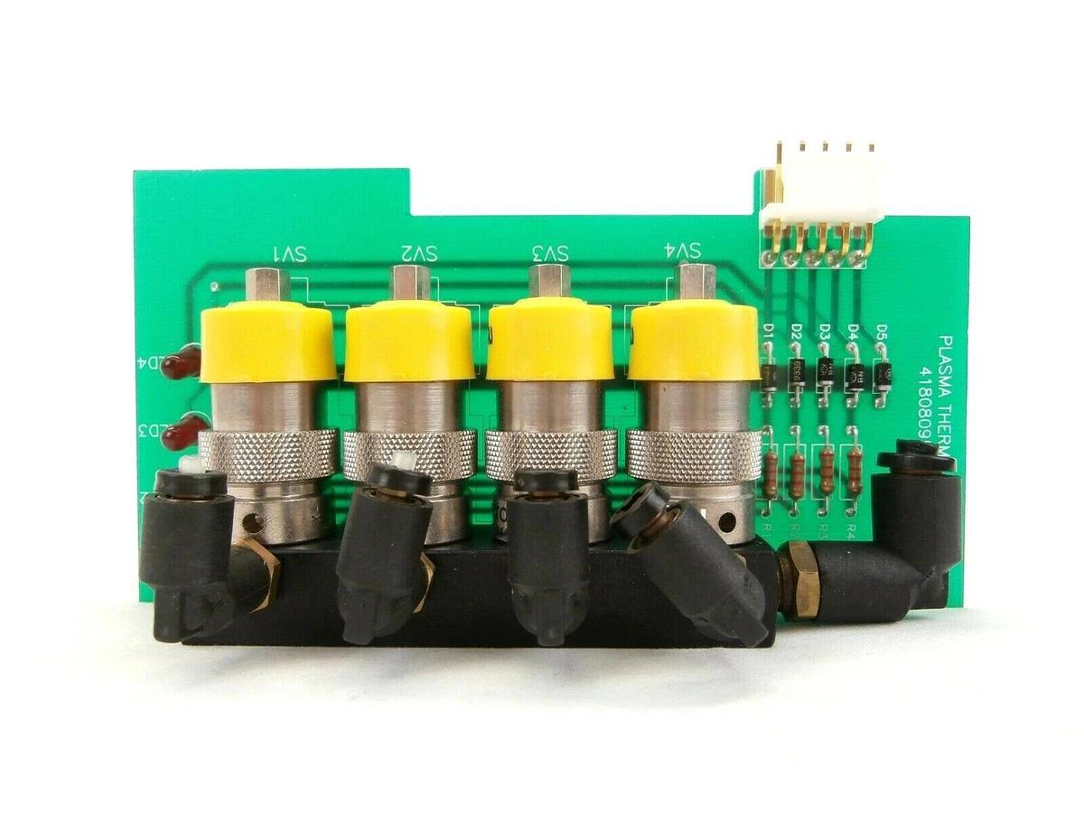 Used Plasma-Therm 4180809501 Pneumatic Manifold Board PCB Clusterlock 7000 Spare