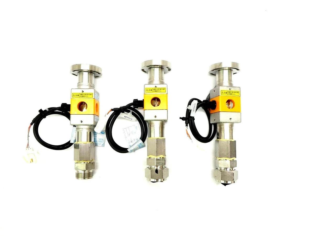 Used Tokyo Flow Meter HF-M30 Helical Inline Flow Meter 2 ~ 20 L/min Lot of 3 Working