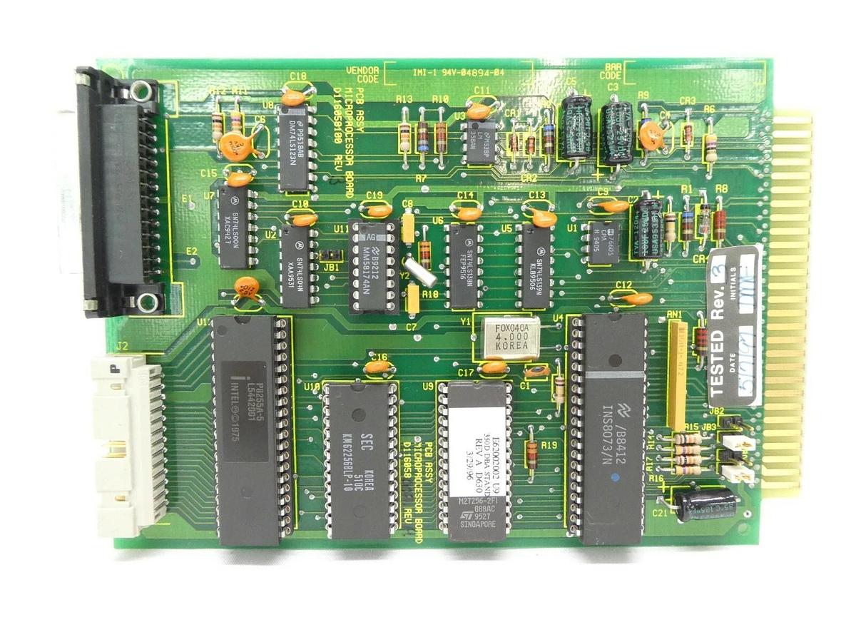 Used Varian Semiconductor D116058002 Microprocessor PCB Card D116058100 350D Spare