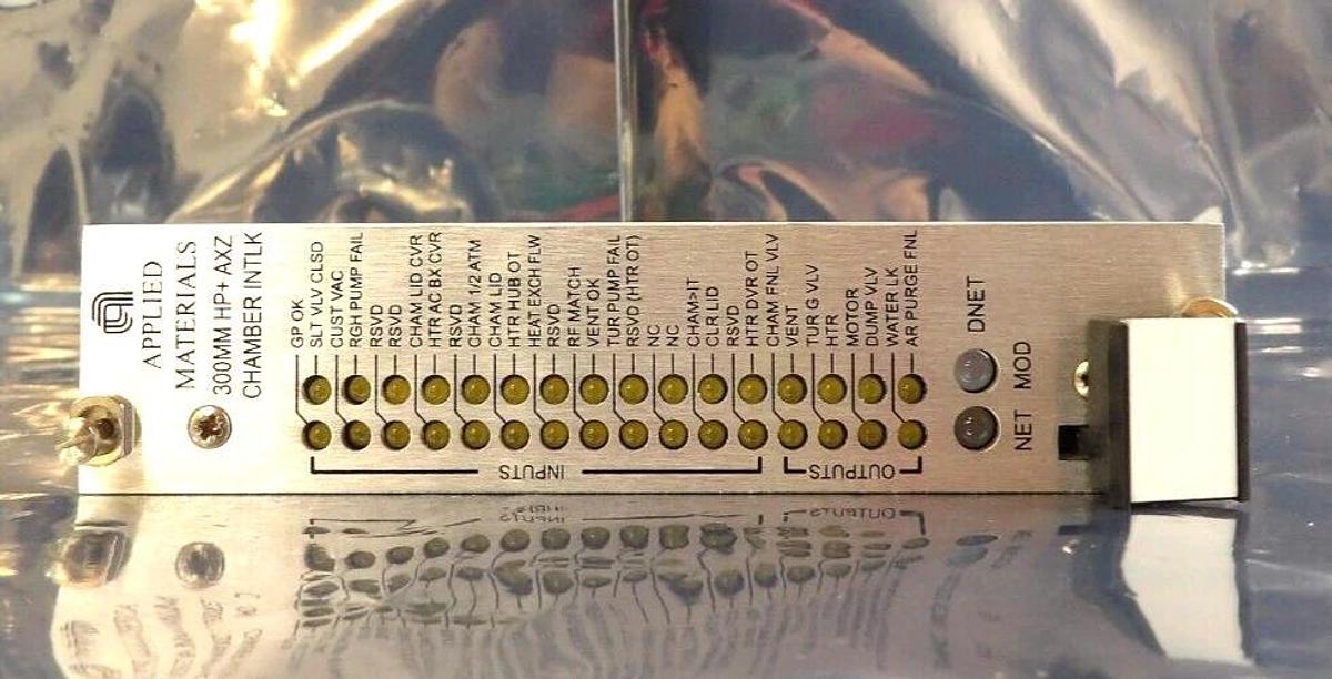 Used AMAT Applied Materials 0100-20458 Interlock Personality Board PCB Working
