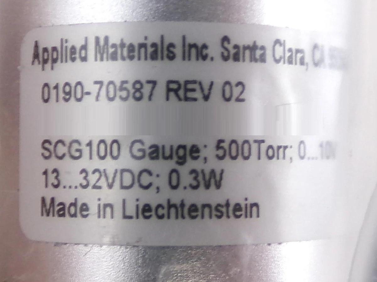 AMAT Applied Materials SCG100 Pressure Gauge 0190-48920 0190-70587 Lot of 5 New