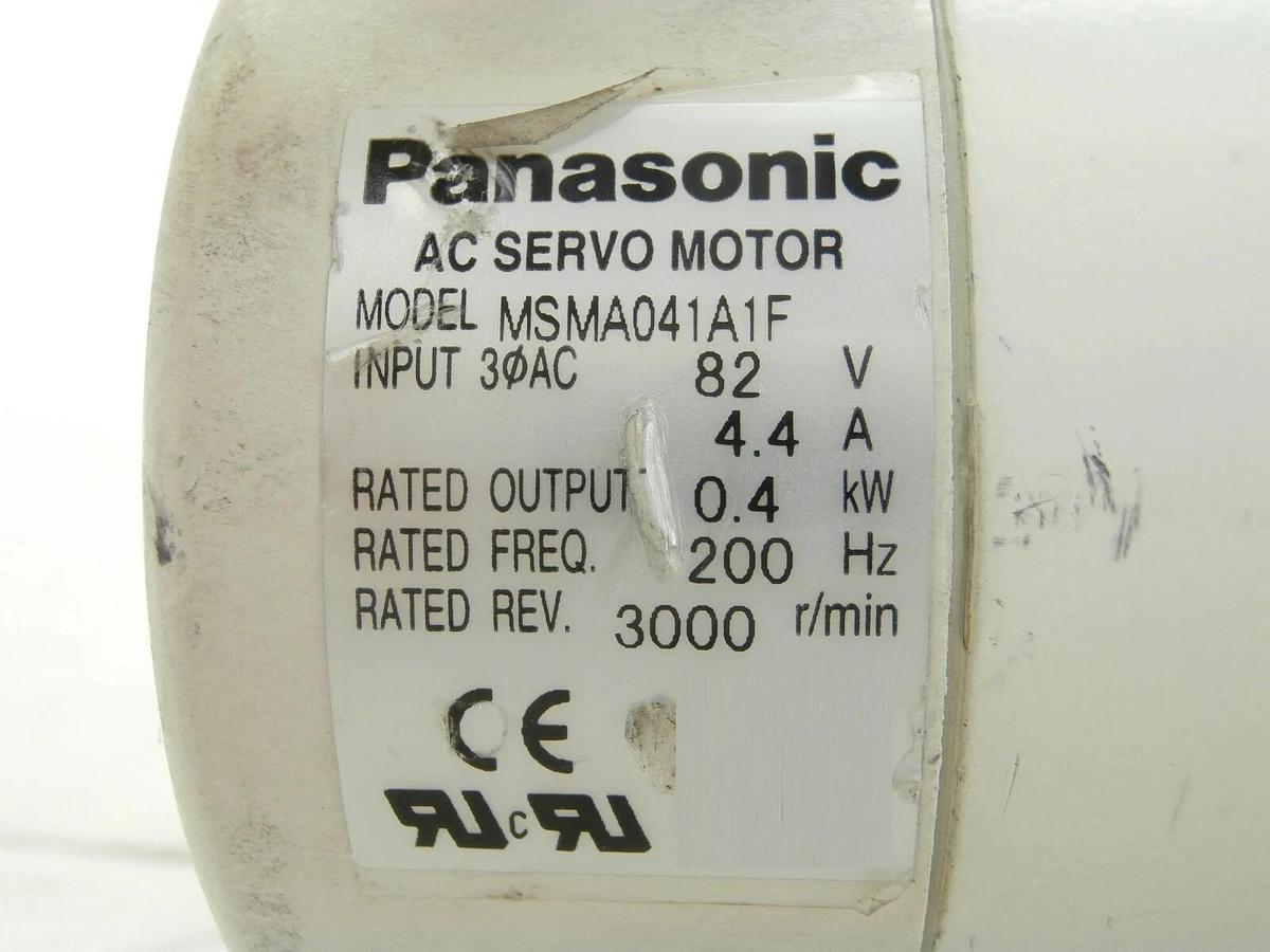 Used Panasonic MSMA041A1F AC Servo Motor MSMA041A43 Working Spare