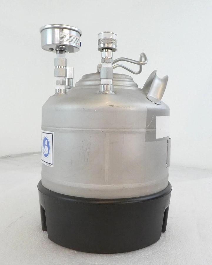 Used Alloy Products 72 7.5L 2 Gallon Photoresist HDMS Solvent Stainless Tank Working