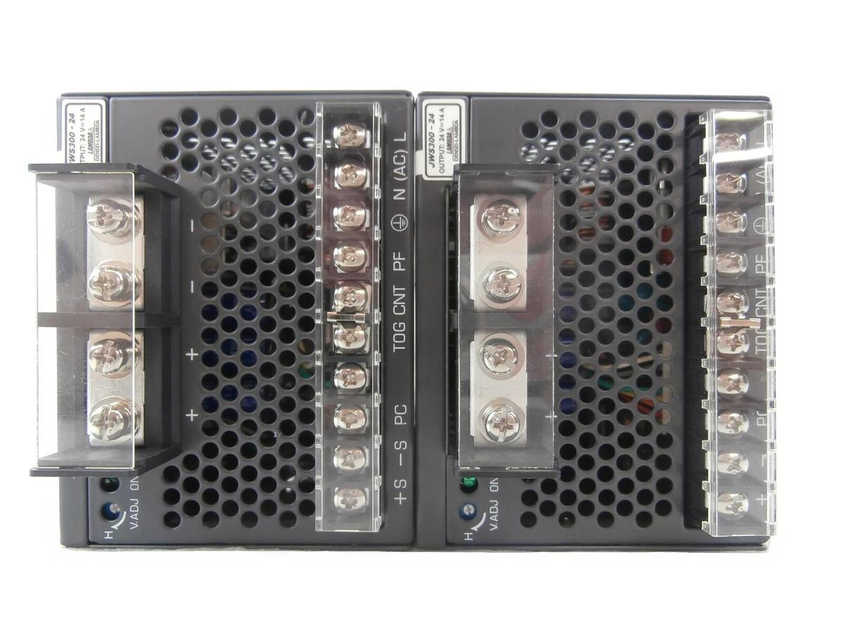 Used Densei-Lambda JWS300-24 Power Supply Reseller Lot of 2 Hitachi M-511E Working