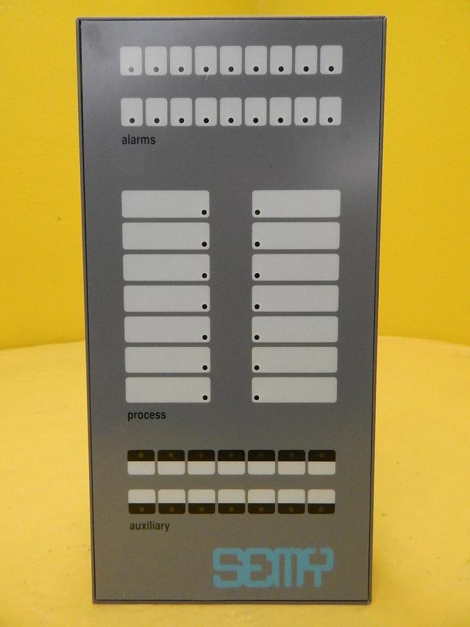 Used Semy Engineering MYP821800B Alarms Process Auxiliary Display Panel Used Working