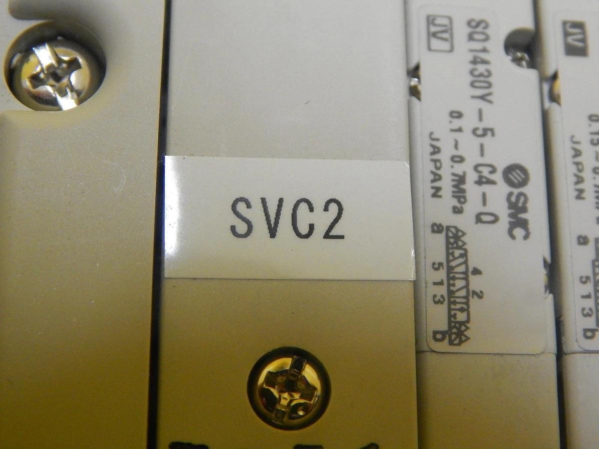 Used TEL Tokyo Electron SVC2 7-Port Manifold SMC SQ1131Y-5-C4-Q PR300Z Used Working