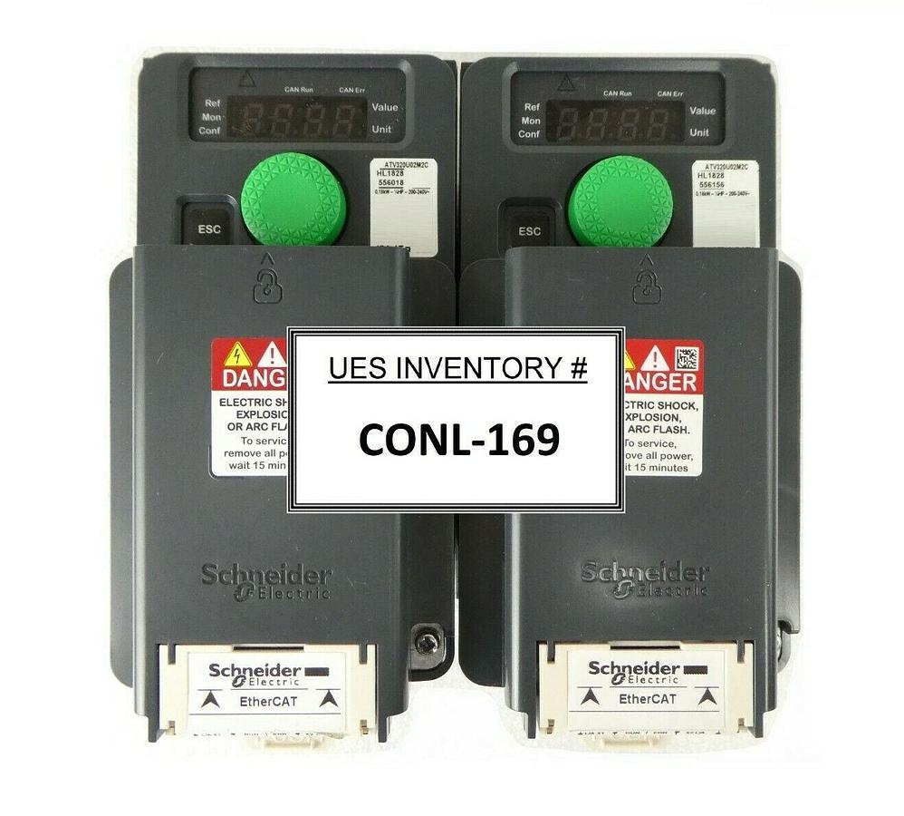 Used Schneider Electric ATV320U02M2C VFD Frequency Drive Altivar 320 VW3A3600 Working