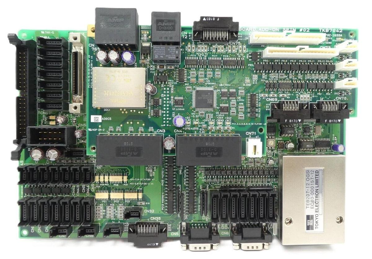 Used TEL Tokyo Electron AP9E-0858E IO Spin #01 PCB TKB7000 TKB7042 Reseller Lot of 2