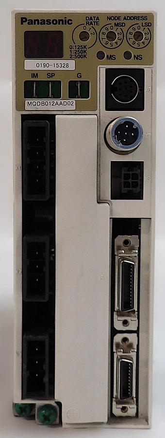 Used Panasonic MQDB012AAD02 AC Servo Driver AMAT 0190-15328 Lot of 5 Spare Surplus