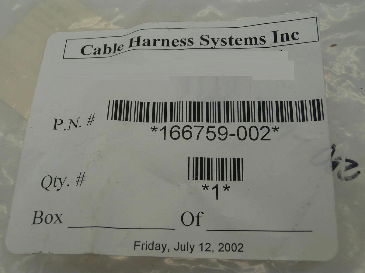 Used Aviza Technology 166759-002 Solenoid Harness Pack to Gas Board Cable New