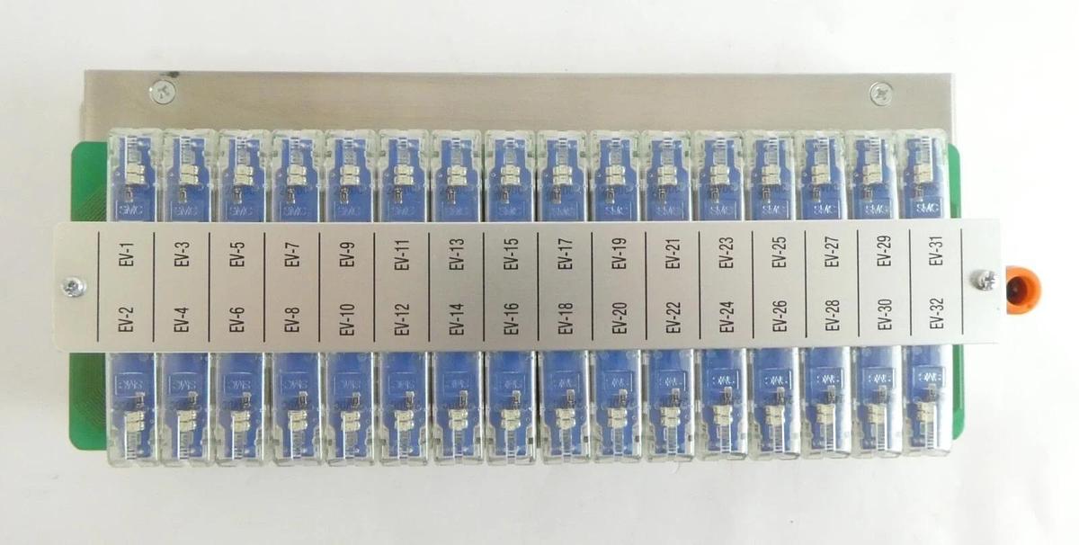 Used SMC IN587-33-1 32-Point EtherCAT Pneumatic Manifold Assembly Working Surplus