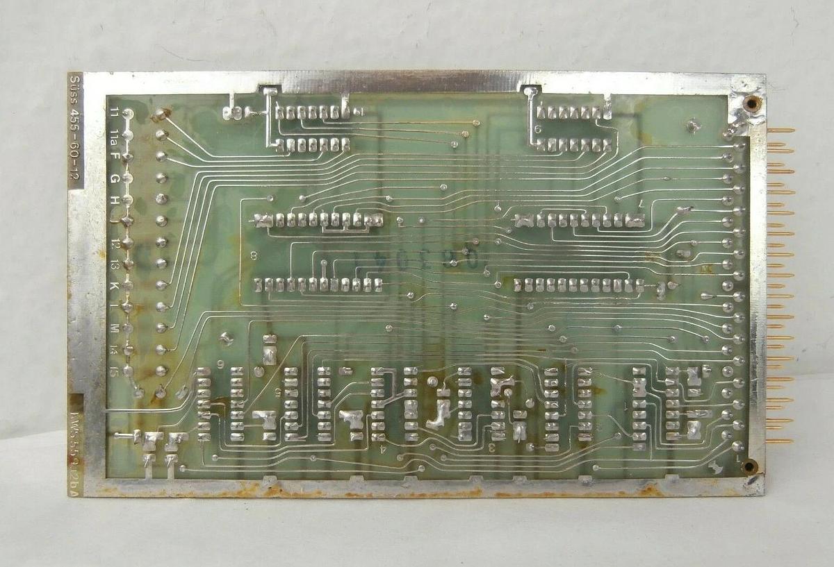 Used Karl Suss 455-60-12 PCB Card 559.12bA MJB 55 Wafer Mask Aligner Working Surplus