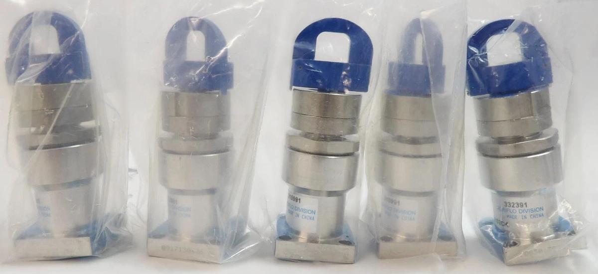 Parker Veriflo 54016827 Diaphragm Valve SM930MS102CK AMAT 3870-00573 Lot of 5