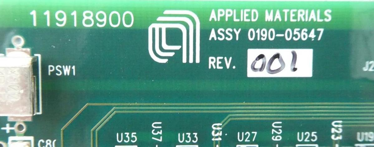 Used AMAT Applied Materials 0190-05647 Serial Module PCB Card 11918900 Lot of 3 Spare