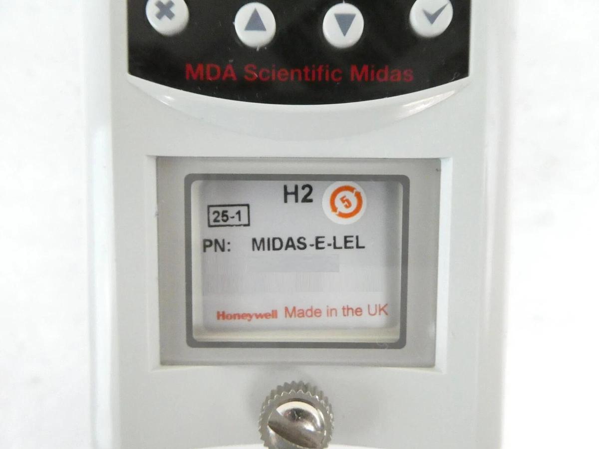 Used Honeywell MIDAS-E-LEL H2 Gas Monitoring Detector MDA Scientific Working Surplus