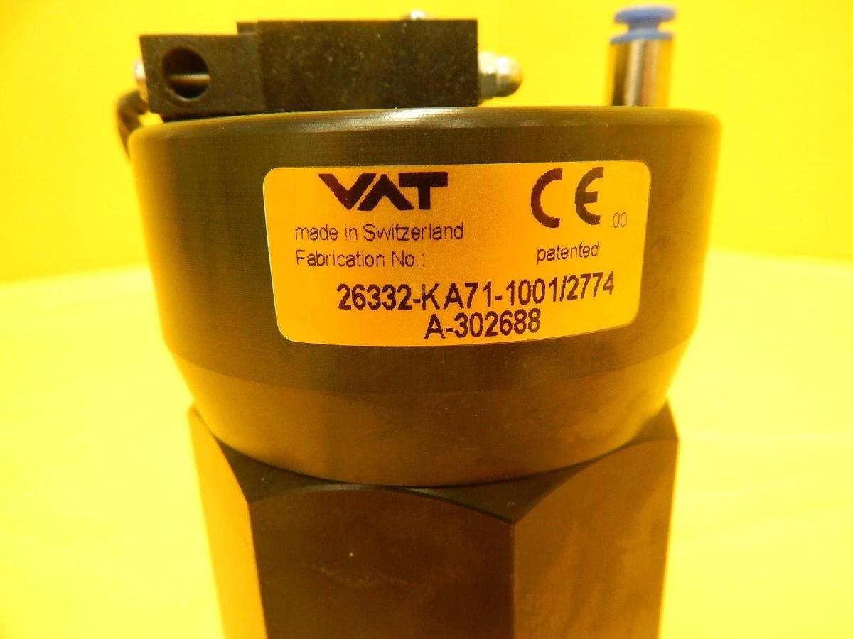 Used VAT 26332-KA71-1001 Angle Isolation Valve Sensor TEL 1D86-003796-12 Copper Used