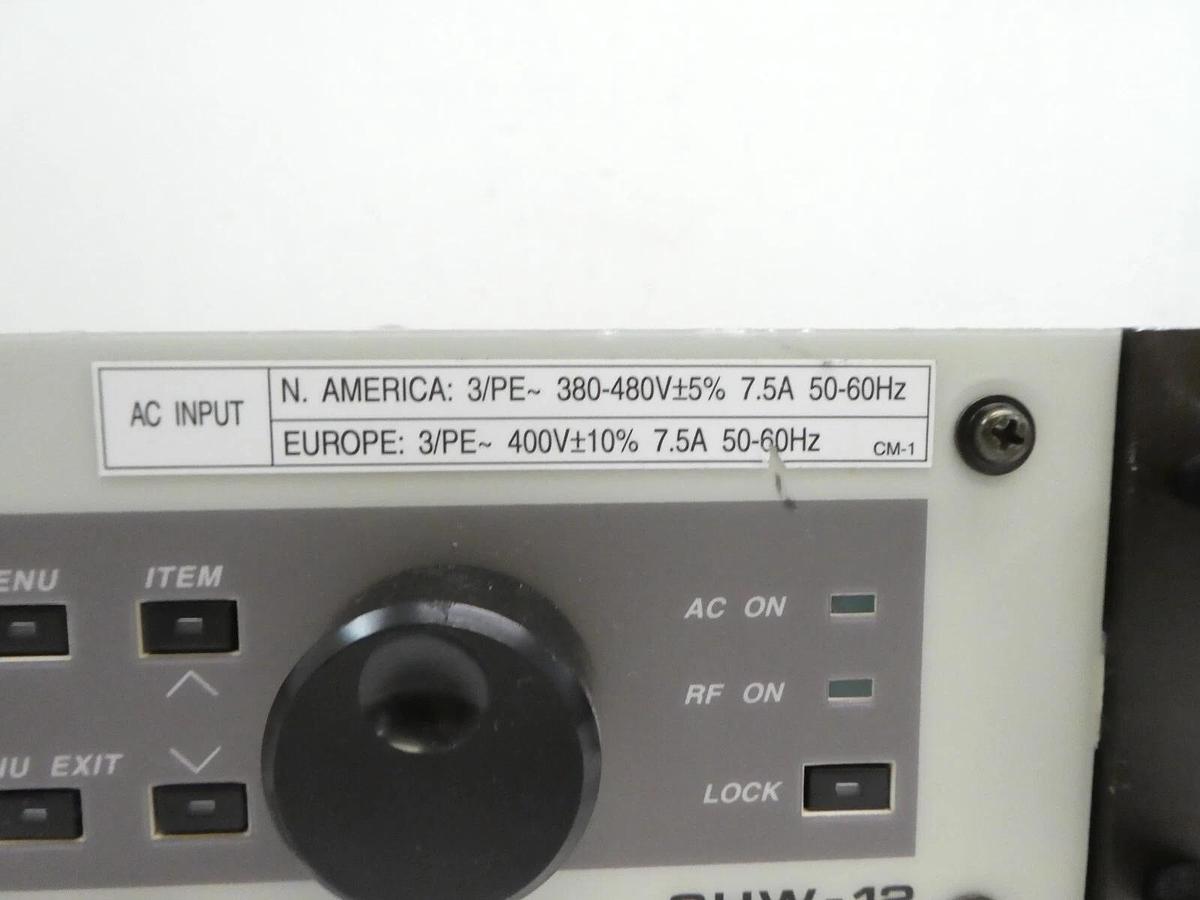 Used GHW-12Z Genesis ENI GHW12Z-13DF2NH-001 RF Generator AMAT 0190-25529 Tested As-Is