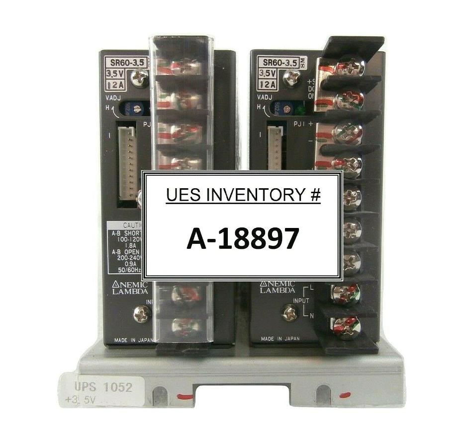 Used Advantest T2000 SoC Dual Power Supply Assembly Nemic-Lambda SR60-3.5 Working
