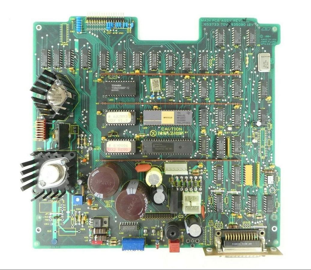 Used Fluke 835090 12V Infotouch Display Processor Main PCB 653733 1780A Working Spare