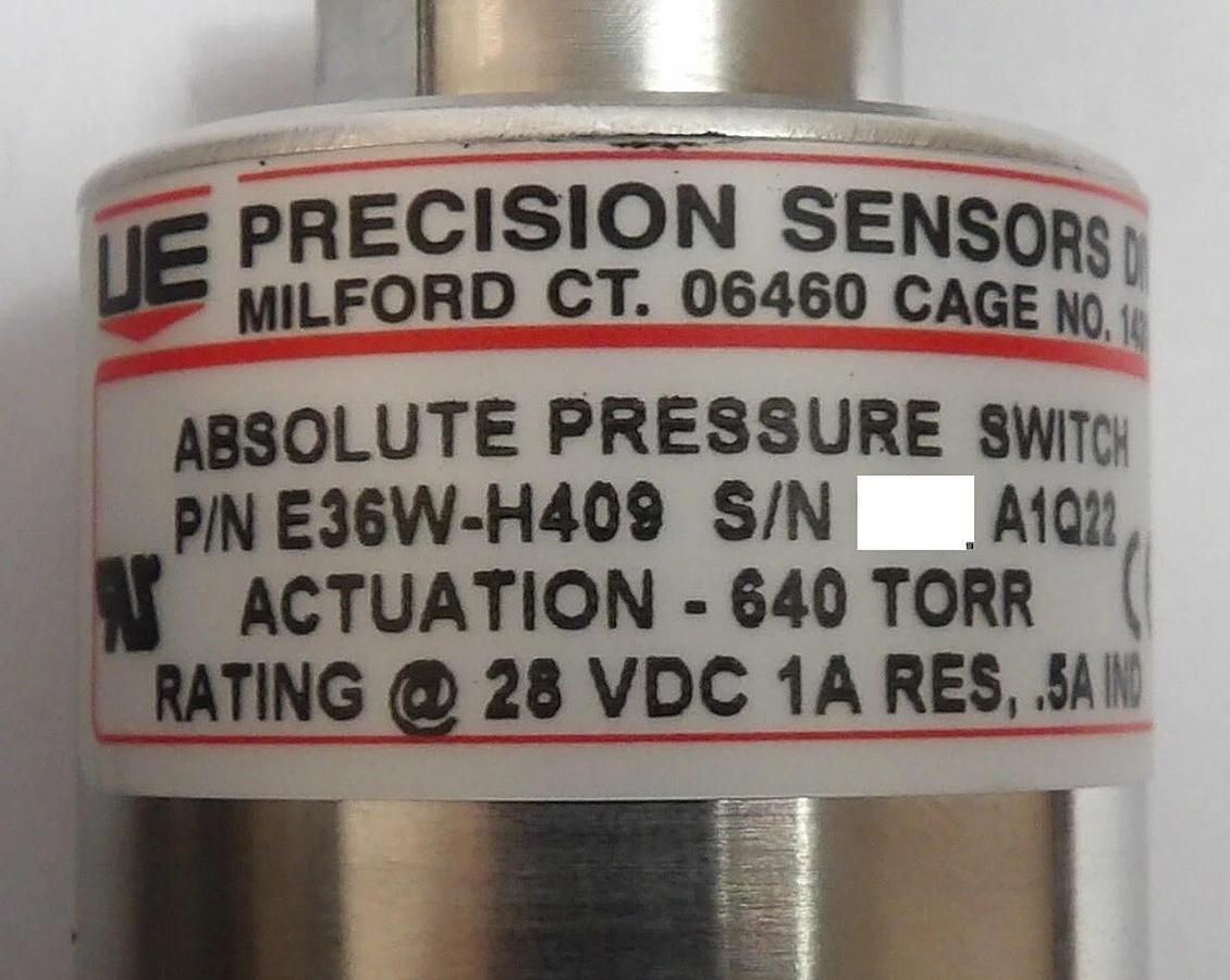 UE Precision E36W-H409 E48W-H89 E48W-H79 E36W-L86 Pressure Switch Lot of 5 New
