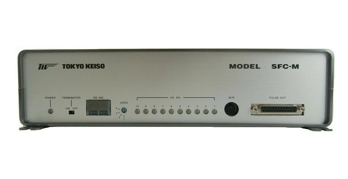 Used Tokyo Keiso SFC-M 5-Channel Flowmeter Signal Converter TEL Lithius Working Spare