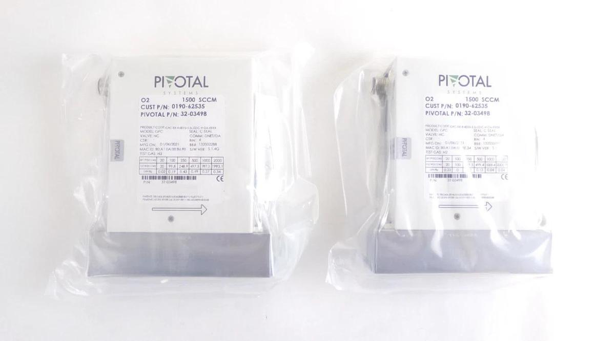 Pivotal Systems 32-03498 Mass Flow Controller MFC AMAT 0190-62535 Lot of 7 New