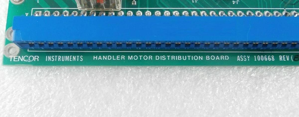 Used Tencor Instruments 100668 Handler Motor Distribution Board PCB Surfscan 7000
