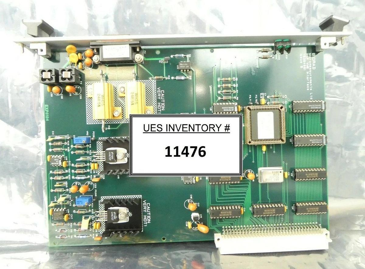 Used Bio-Rad Y5304900 DSF VME Interface PCB Card Y5304901 Quaestor Q7 Working Surplus