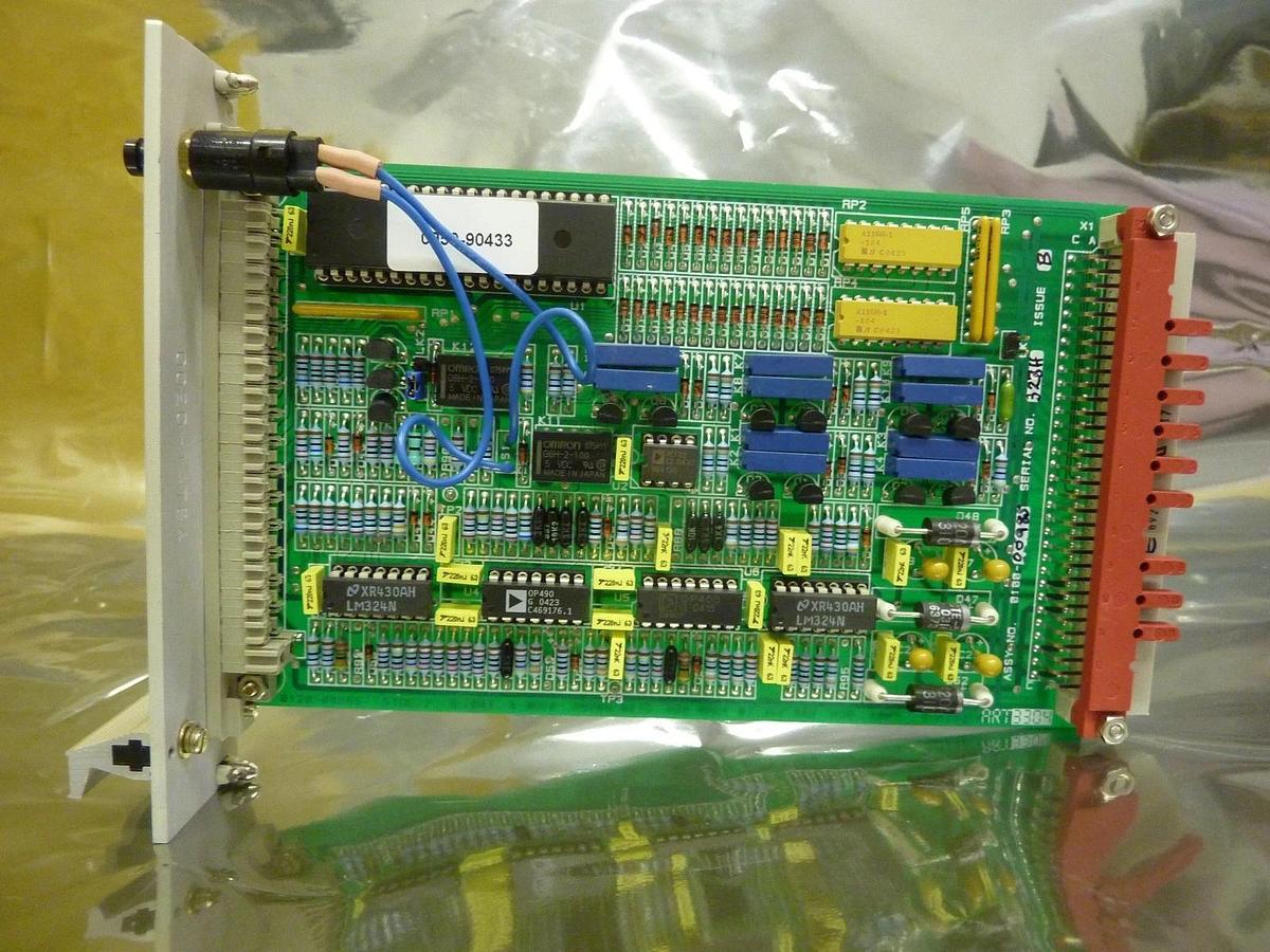 Used AMAT Applied Materials 0100-00985 HP Gas Interlock 10 Torr SDS PCB Card Working