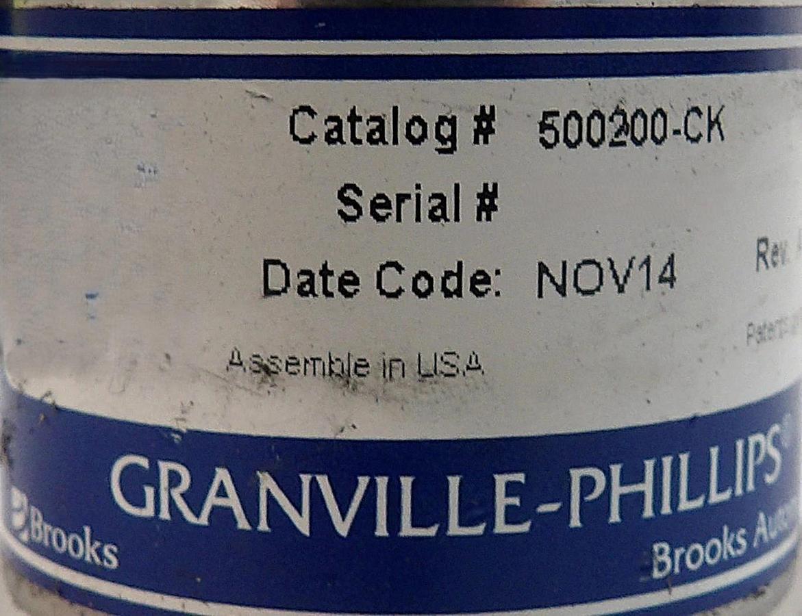 Used Granville-Phillips 500101-2C-R4K-T Micro-Ion Gauge Brooks Automation Working