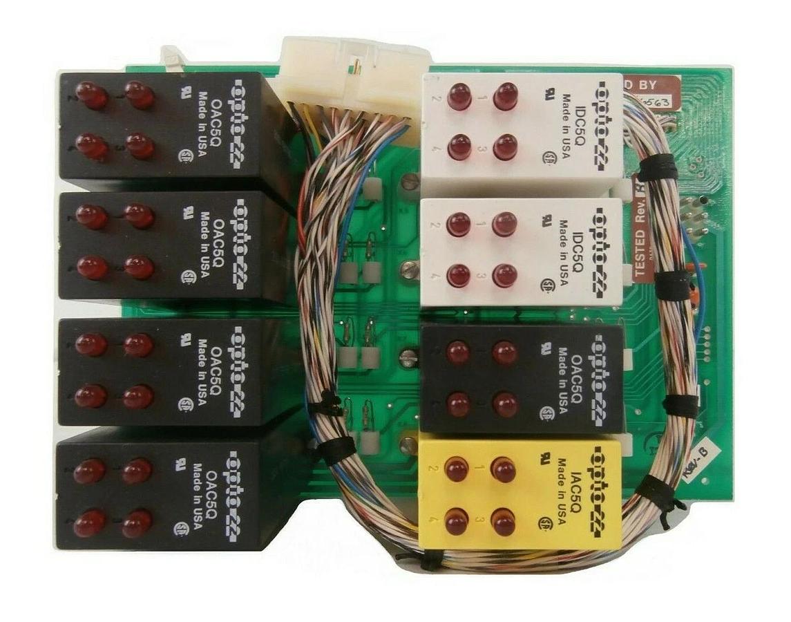 Used Varian Semiconductor VSEA D-H4697001 Quad Pack Relay PCB Working Surplus